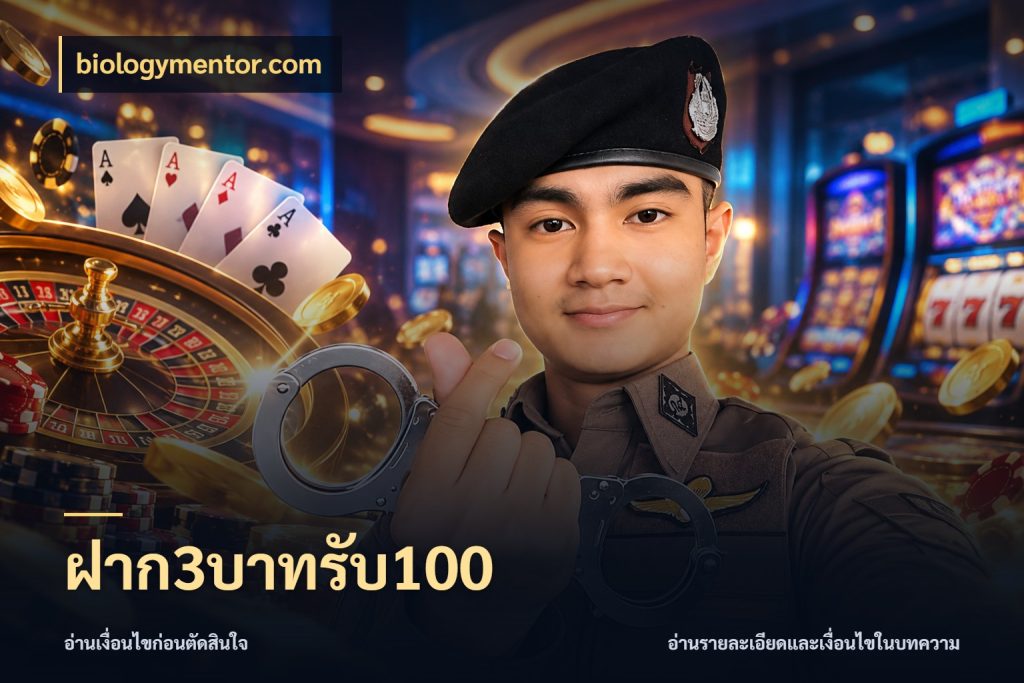 ฝาก3บาทรับ100 สนุกกับตัวเลือกโปรในสไตล์ของคุณ กับ biologymentor.com