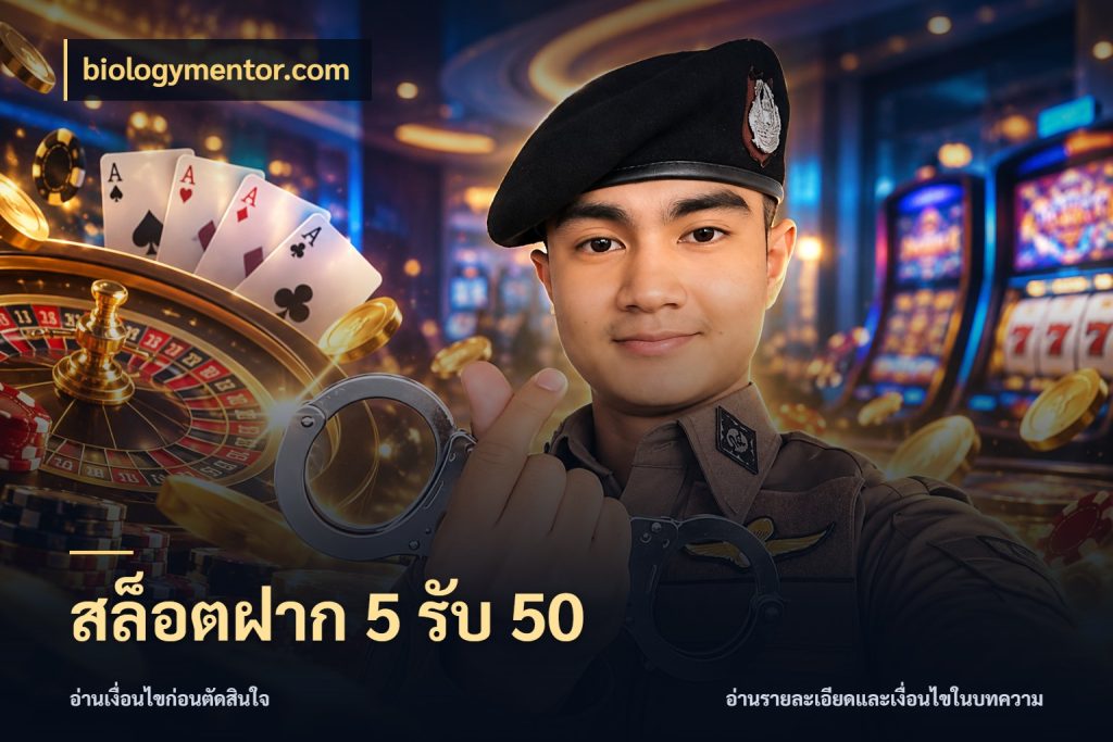 สล็อตฝาก 5 รับ 50 จุดเด่นของเครดิตที่คนชอบเกมอยากรู้ สไตล์ biologymentor.com