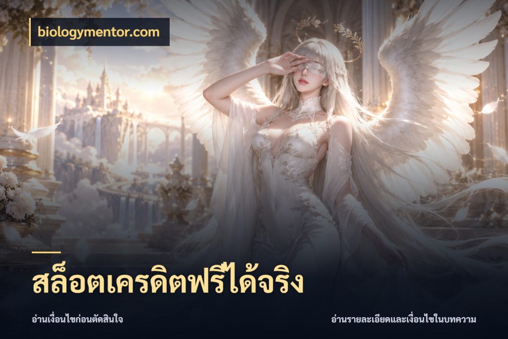 สล็อตเครดิตฟรีได้จริง biologymentor.com ชนิดเครดิตกับสิทธิ์ที่คุณอยากรู้