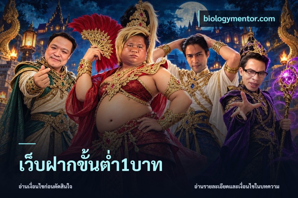 เว็บฝากขั้นต่ำ1บาท