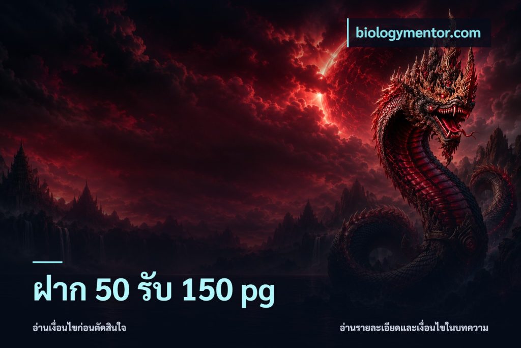 ฝาก 50 รับ 150 pg