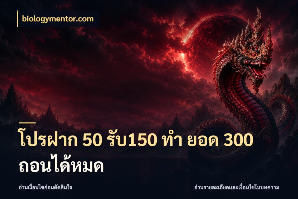 โปรฝาก 50 รับ150 ทํา ยอด 300 ถอนได้หมด biologymentor.com จุดเด่นของเครดิตที่คนชอบเกมอยากรู้