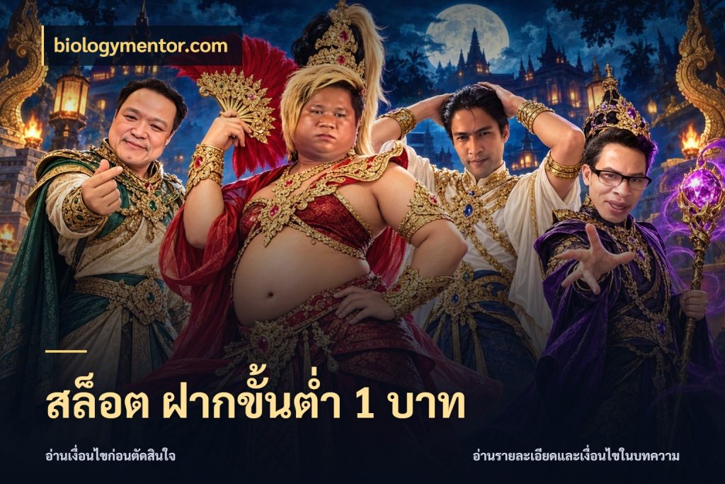 สล็อต ฝากขั้นต่ำ 1 บาท จำนวนเริ่มต้นกับรายละเอียดที่สายเกมสนใจ สไตล์ biologymentor.com