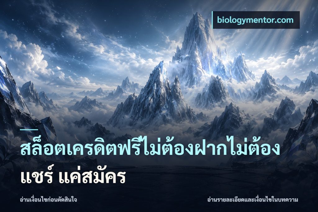 สล็อตเครดิตฟรีไม่ต้องฝากไม่ต้องแชร์ แค่สมัคร