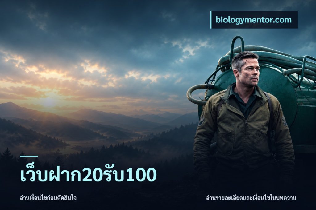 เว็บฝาก20รับ100