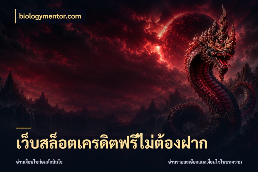 เว็บสล็อตเครดิตฟรีไม่ต้องฝาก biologymentor.com เปิดประเด็นเครดิตฟรีสำหรับคนชอบลุ้น