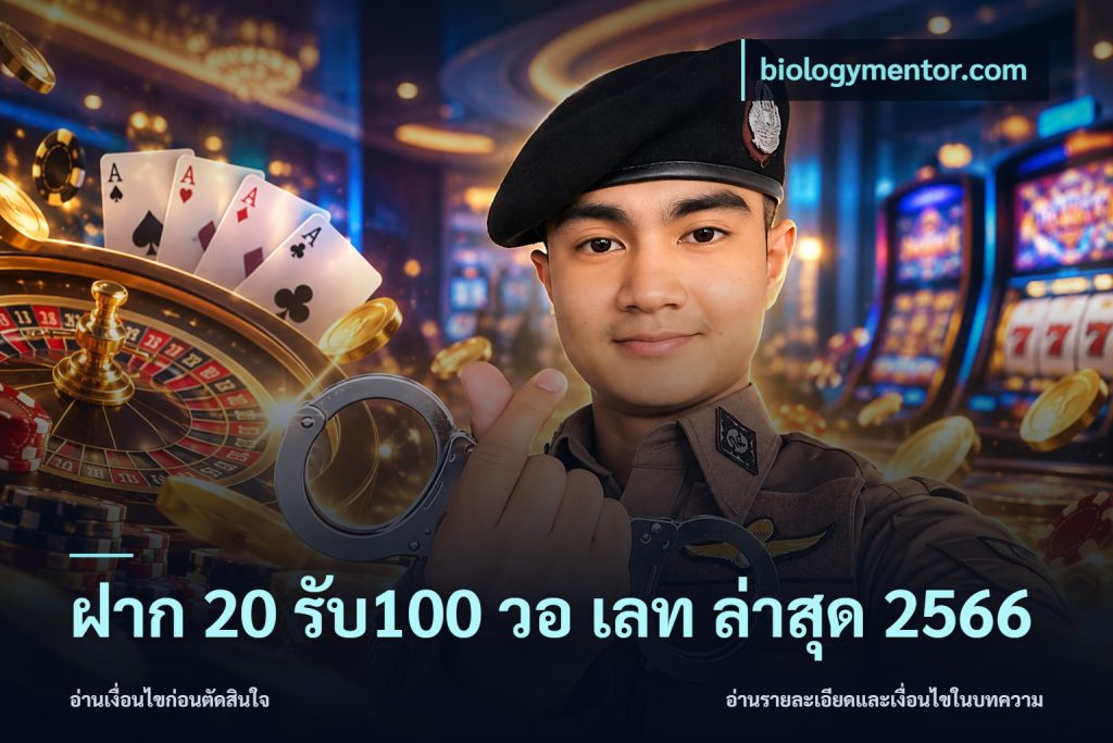 ฝาก 20 รับ100 วอ เลท ล่าสุด 2566