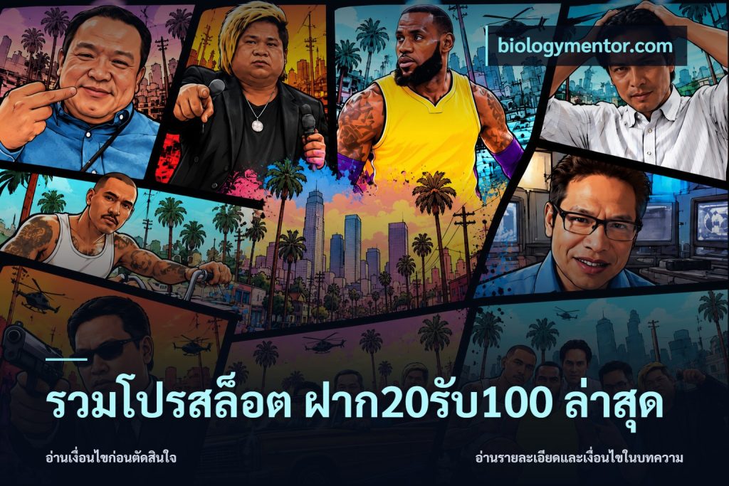 รวมโปรสล็อต ฝาก20รับ100 ล่าสุด