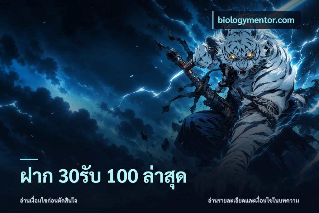 ฝาก 30รับ 100 ล่าสุด
