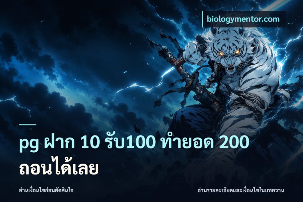 pg ฝาก 10 รับ100 ทำยอด 200 ถอนได้เลย