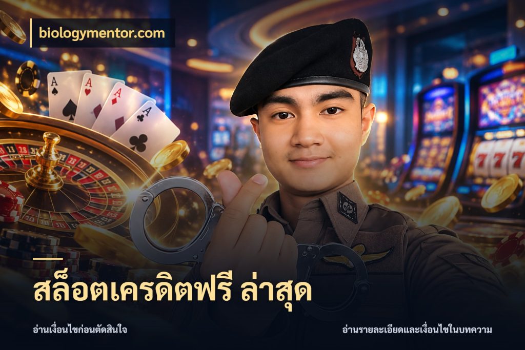 สล็อตเครดิตฟรี ล่าสุด สิทธิ์ที่สายโบนัสสนใจกับวิธีรับ สไตล์ biologymentor.com