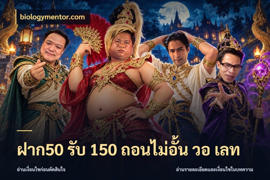 ฝาก50 รับ 150 ถอนไม่อั้น วอ เลท จุดเด่นของเครดิตที่คนชอบเกมอยากรู้ ในมุม biologymentor.com