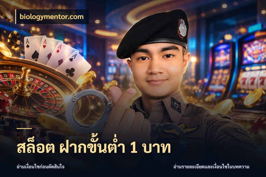 สล็อต ฝากขั้นต่ํา 1 บาท เปิดมุมยอดเริ่มต้นสำหรับคนชอบเกม กับ biologymentor.com