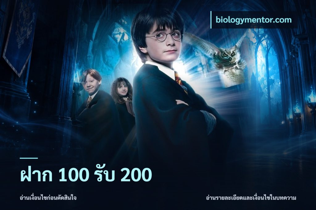 ฝาก 100 รับ 200