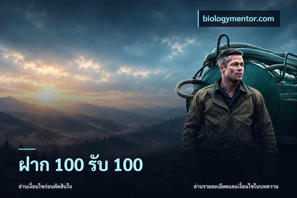 ฝาก 100 รับ 100