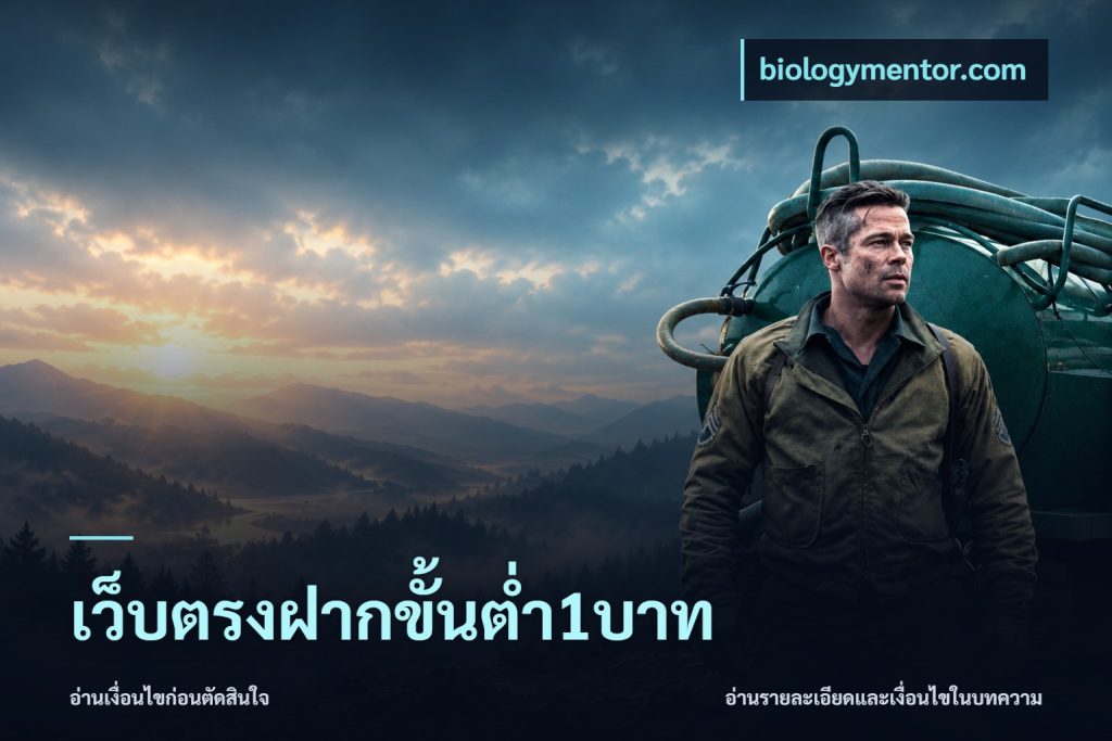 เว็บตรงฝากขั้นต่ำ1บาท