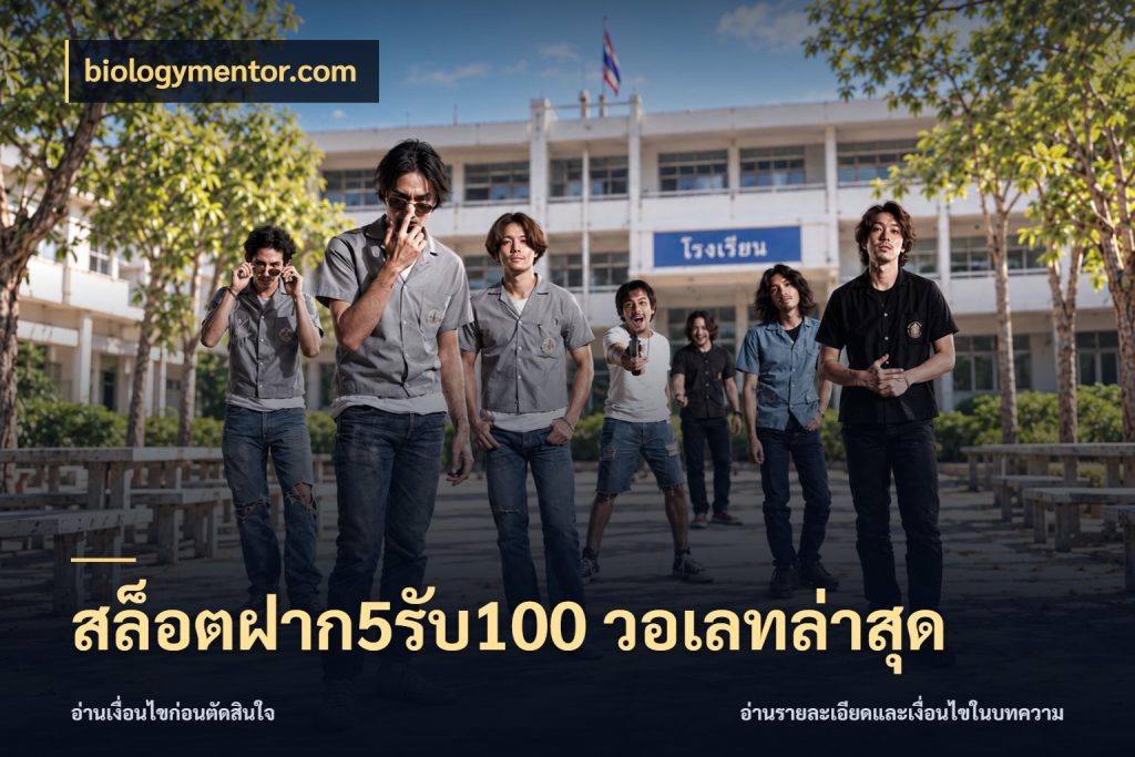 สล็อตฝาก5รับ100 วอเลทล่าสุด โปรยอดรับที่สายเกมสนใจ สไตล์ biologymentor.com