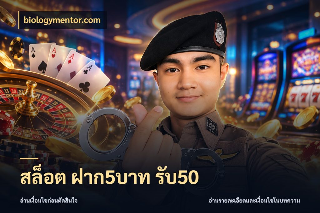 สล็อต ฝาก5บาท รับ50 โปรกับเกมที่ชอบเลือกให้ตรงสไตล์ กับ biologymentor.com