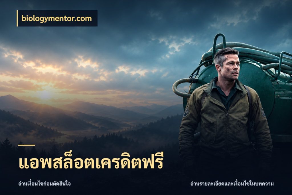 แอพสล็อตเครดิตฟรี biologymentor.com จับมุมเด่นของเครดิตฟรีให้ตรงใจ