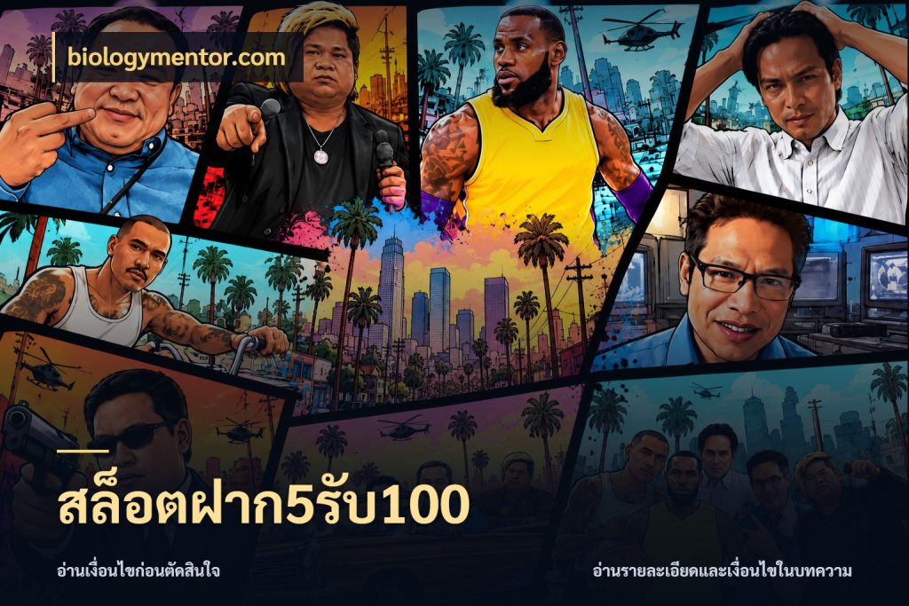 สล็อตฝาก5รับ100 รูปแบบโบนัสกับสิทธิ์ของสายเกม สไตล์ biologymentor.com