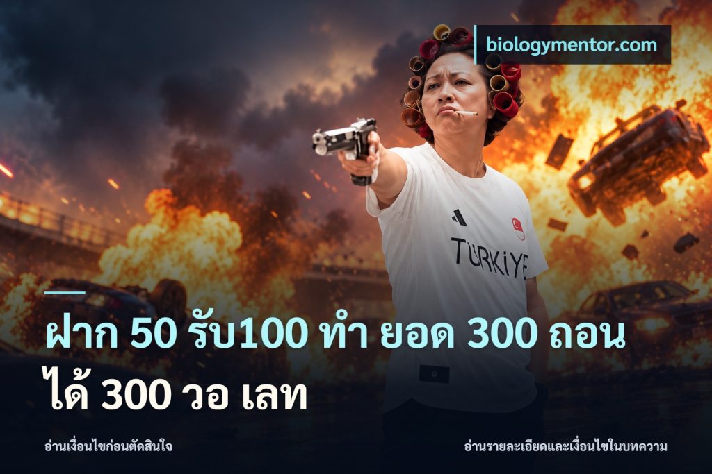 ฝาก 50 รับ100 ทํา ยอด 300 ถอนได้ 300 วอ เลท