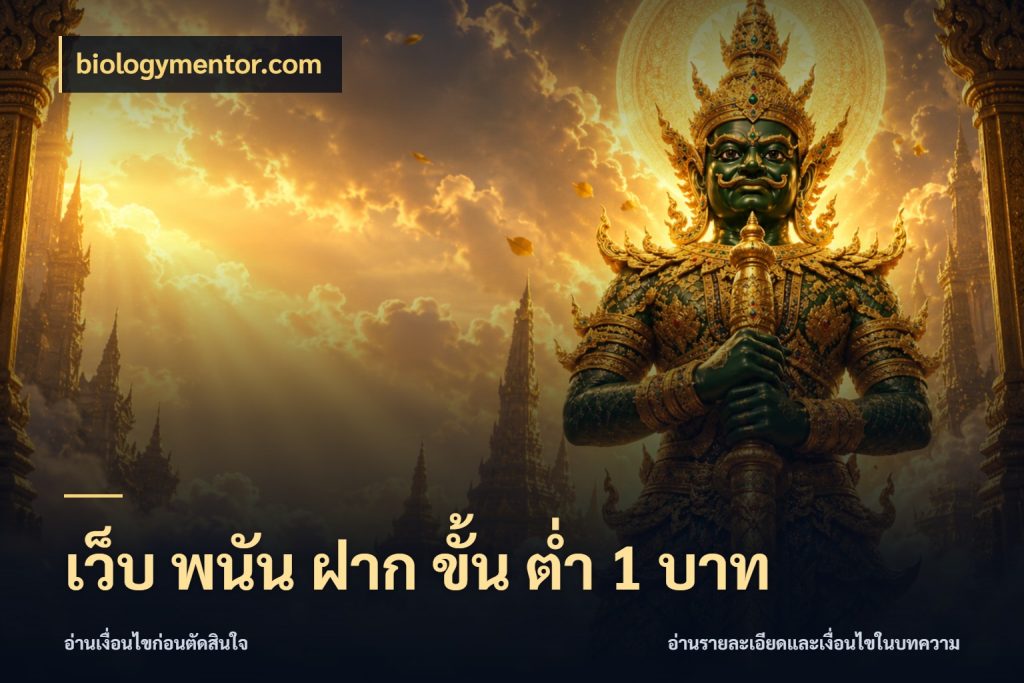 เว็บ พนัน ฝาก ขั้น ต่ำ 1 บาท เลือกสไตล์จากยอดและรูปแบบที่ตรงใจ ในมุม biologymentor.com