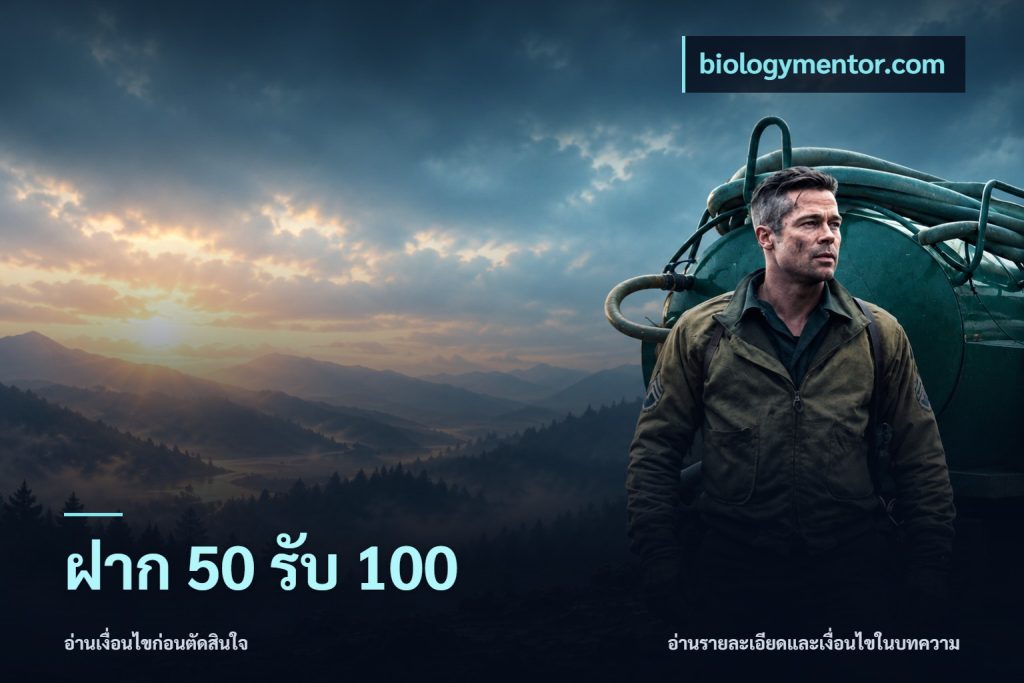 ฝาก 50 รับ 100