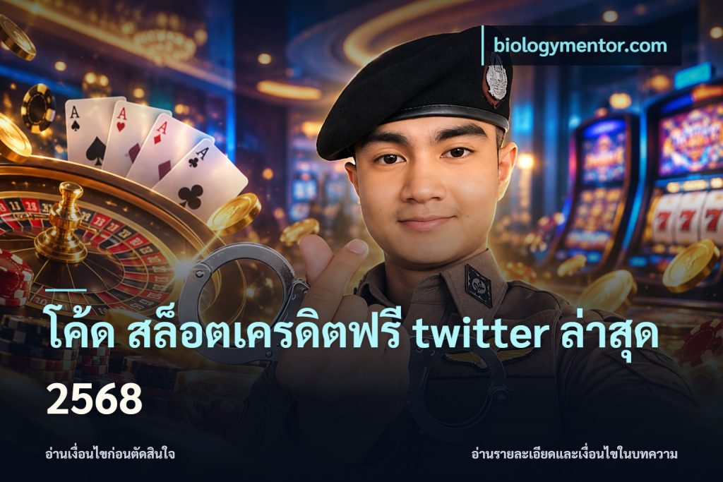 โค้ด สล็อตเครดิตฟรี twitter ล่าสุด 2568