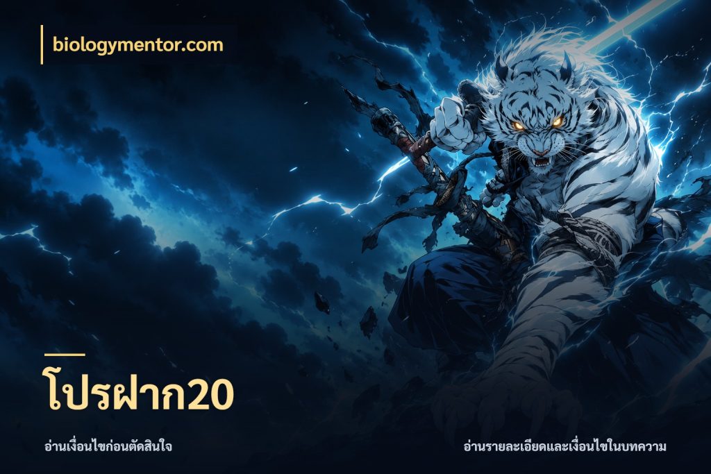 โปรฝาก20 เปิดมุมยอดเริ่มต้นสำหรับคนชอบเกม ในมุม biologymentor.com