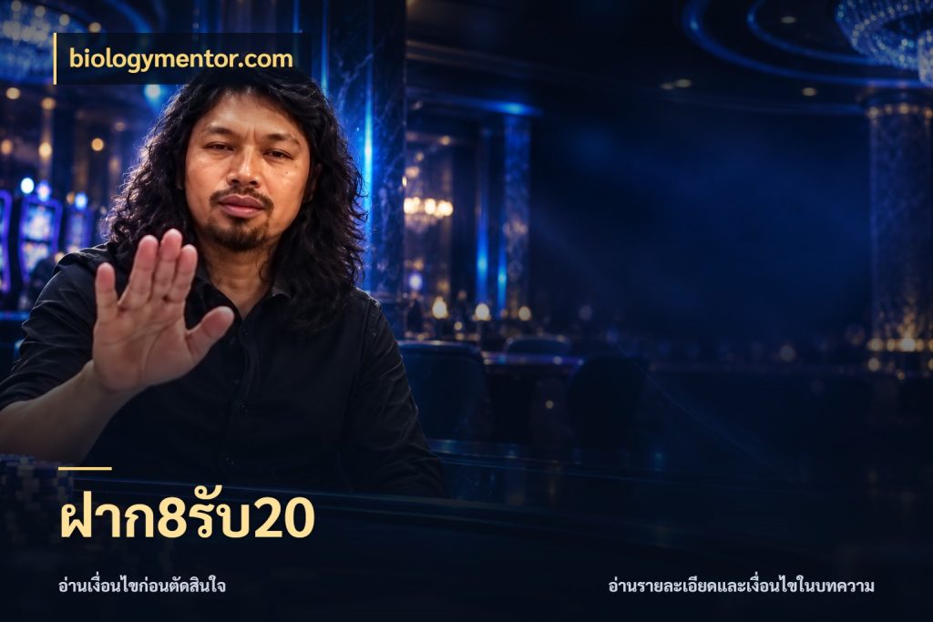 ฝาก8รับ20 จับคู่โบนัสกับสไตล์เกมที่ชอบ ในมุม biologymentor.com