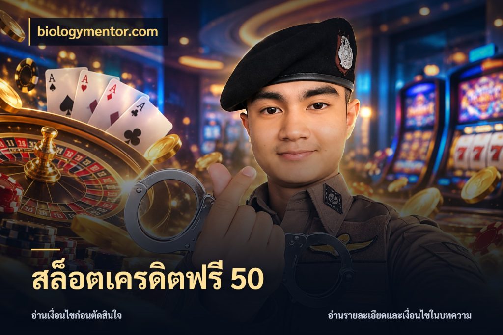 สล็อตเครดิตฟรี 50 biologymentor.com สิทธิ์ที่สายโบนัสสนใจกับวิธีรับ