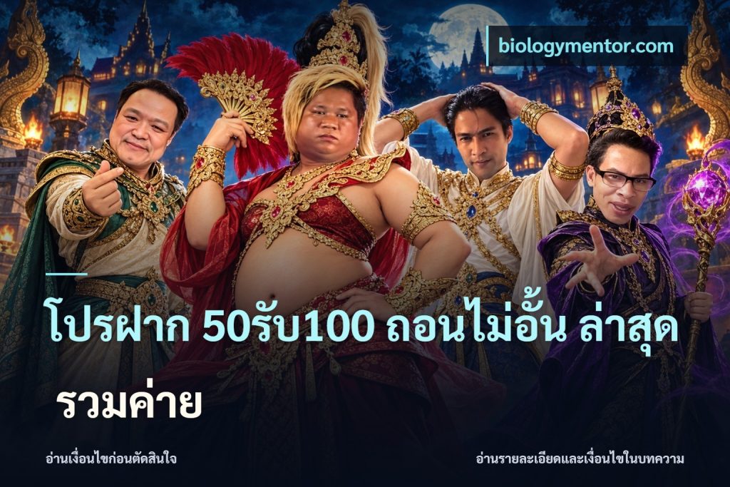 โปรฝาก 50รับ100 ถอนไม่อั้น ล่าสุด รวมค่าย