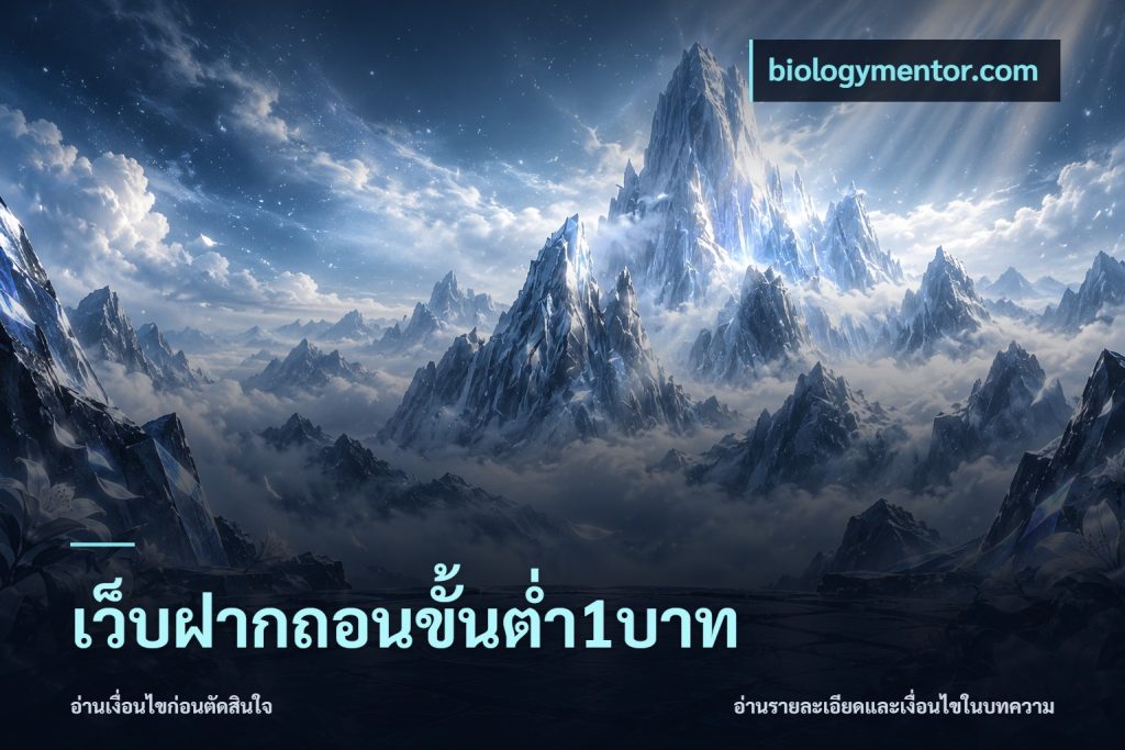 เว็บฝากถอนขั้นต่ำ1บาท