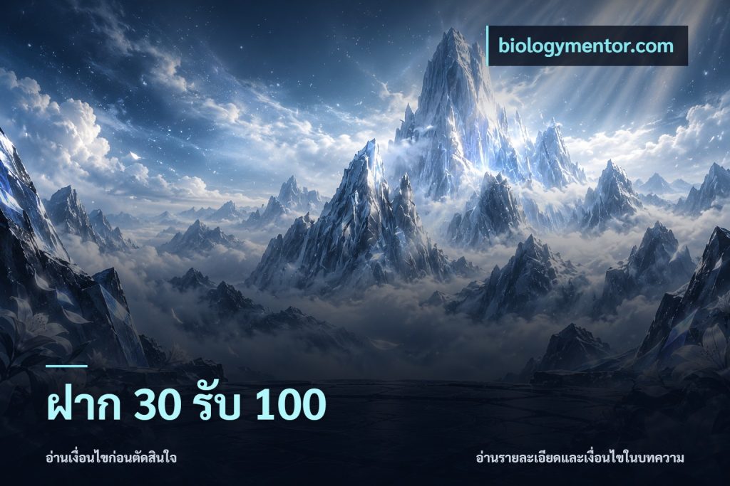 ฝาก 30 รับ 100