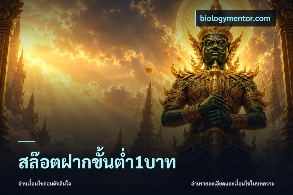 สล๊อตฝากขั้นต่ำ1บาท