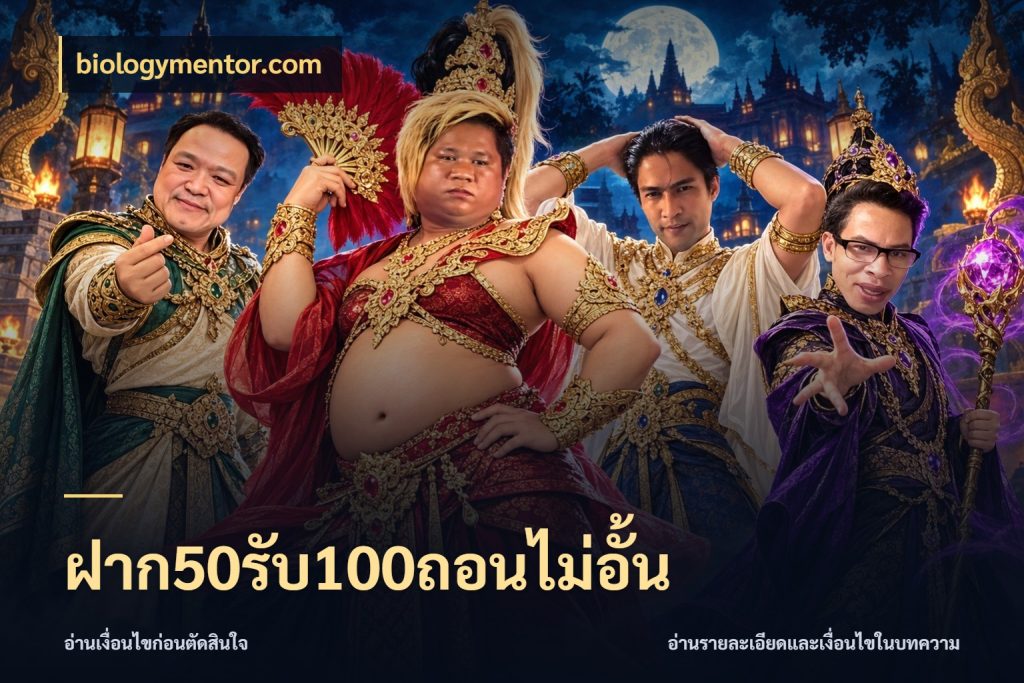 ฝาก50รับ100ถอนไม่อั้น ยอดฝากและยอดรับในมุมของคนชอบลุ้น สไตล์ biologymentor.com