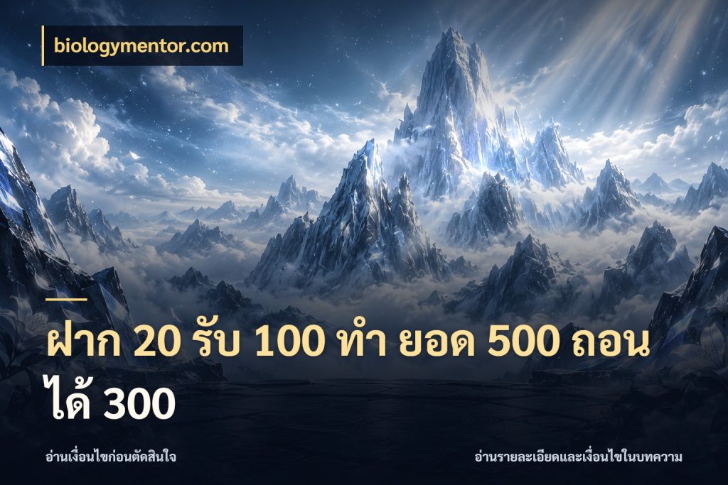 ฝาก 20 รับ 100 ทํา ยอด 500 ถอนได้ 300 biologymentor.com โปรยอดรับที่สายเกมสนใจ