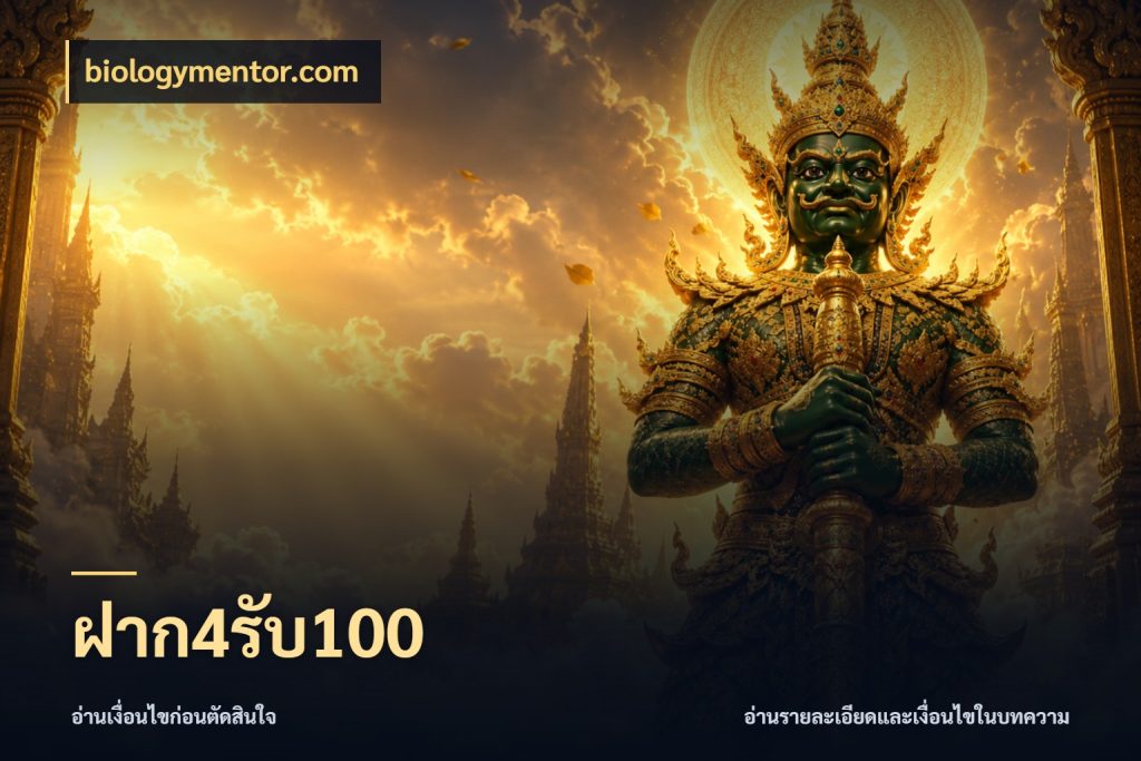 ฝาก4รับ100 สายโบนัสเลือกจังหวะสนุกได้อย่างไร สไตล์ biologymentor.com