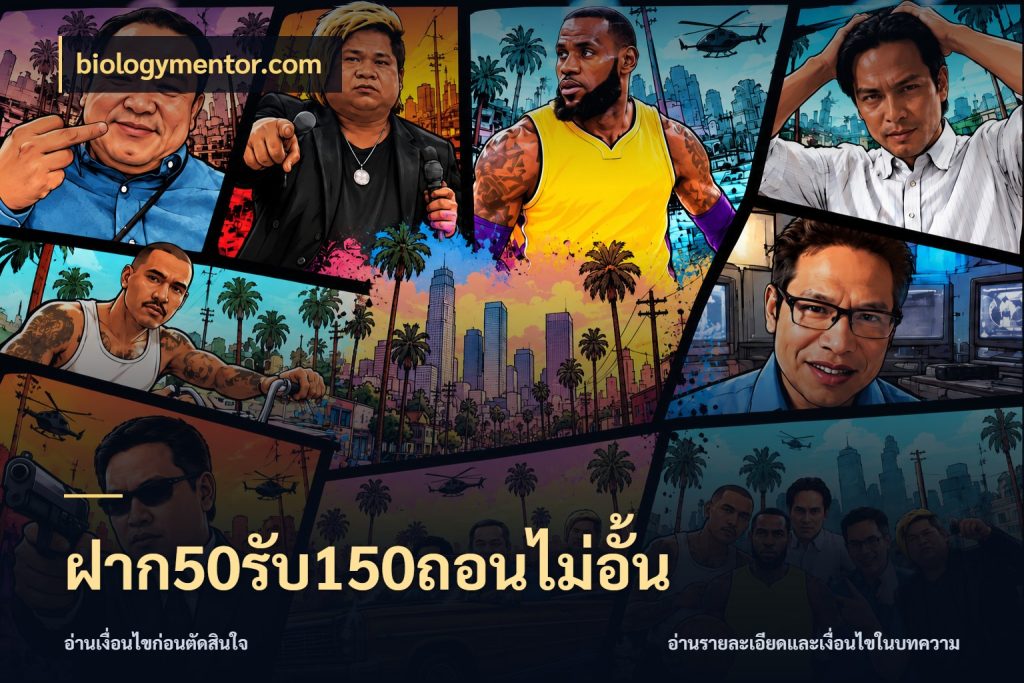 ฝาก50รับ150ถอนไม่อั้น biologymentor.com สีสันของโปรฝากและยอดรับ