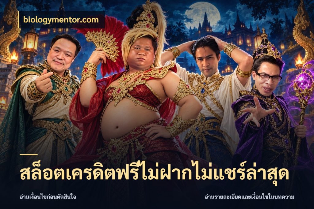 สล็อตเครดิตฟรีไม่ฝากไม่แชร์ล่าสุด จากชื่อเครดิตฟรีสู่ความสนุกที่เข้าใจได้ กับ biologymentor.com