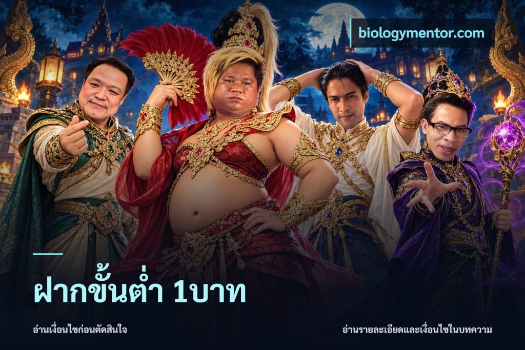 ฝากขั้นต่ำ 1บาท