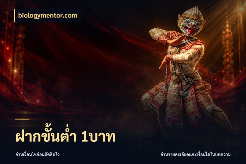 ฝากขั้นต่ำ 1บาท biologymentor.com จัดจังหวะสนุกให้เข้ากับงบที่ตั้งไว้