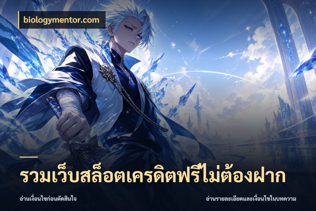รวมเว็บสล็อตเครดิตฟรีไม่ต้องฝาก biologymentor.com สิทธิ์ที่สายโบนัสสนใจกับวิธีรับ