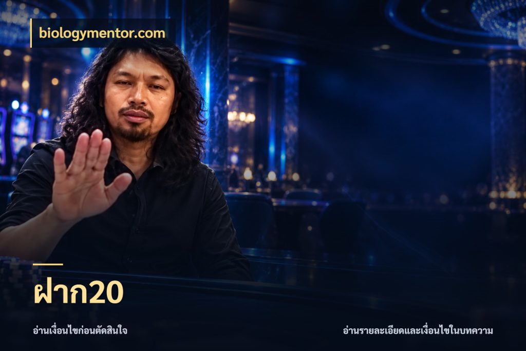 ฝาก20 เงินตั้งต้นกับความสนุกที่คุณกำหนด สไตล์ biologymentor.com