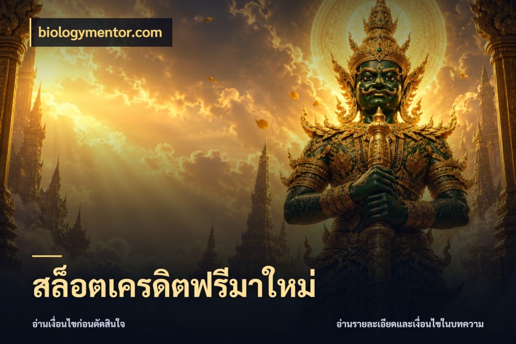 สล็อตเครดิตฟรีมาใหม่ biologymentor.com เครดิตแต่ละรูปแบบมีมุมไหนให้ดู