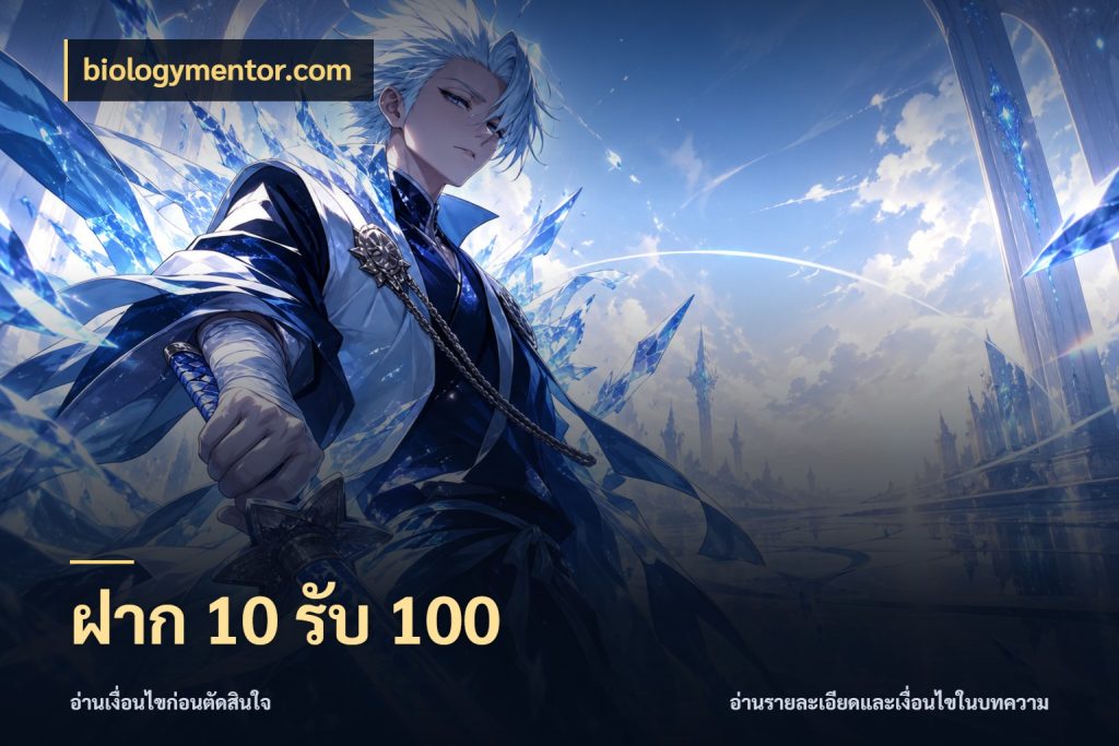 ฝาก 10 รับ 100 โปรกับเกมที่ชอบเลือกให้ตรงสไตล์ ในมุม biologymentor.com