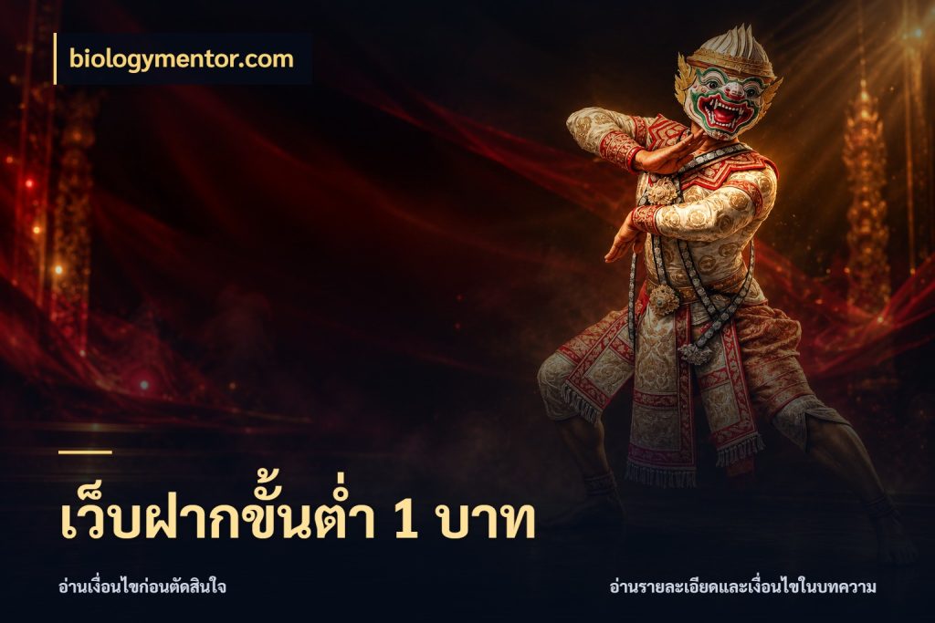 เว็บฝากขั้นต่ำ 1 บาท รู้จักจำนวนแต่ละแบบก่อนเลือกเกม ในมุม biologymentor.com