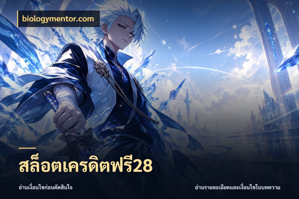 สล็อตเครดิตฟรี28 จากชื่อเครดิตฟรีสู่ความสนุกที่เข้าใจได้ สไตล์ biologymentor.com